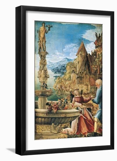 Rest on the Flight into Egypt, 1510-Albrecht Altdorfer-Framed Giclee Print