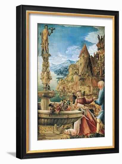 Rest on the Flight into Egypt, 1510-Albrecht Altdorfer-Framed Giclee Print