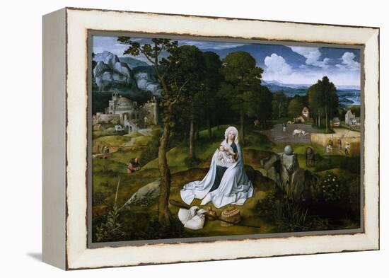 Rest on the Flight into Egypt, 1518-1520-Joachim Patinir-Framed Premier Image Canvas