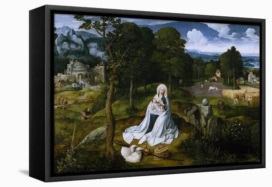 Rest on the Flight into Egypt, 1518-1520-Joachim Patinir-Framed Premier Image Canvas