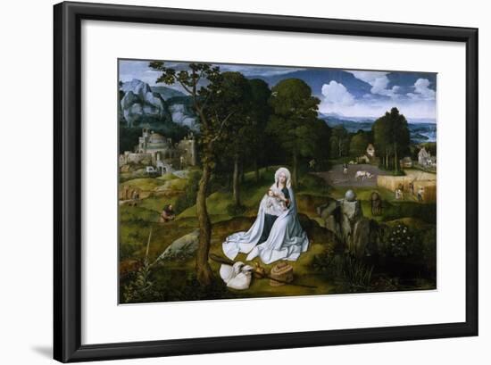 Rest on the Flight into Egypt, 1518-1520-Joachim Patinir-Framed Giclee Print