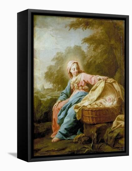 Rest on the Flight into Egypt, 1756-Jean Bernard Restout-Framed Premier Image Canvas