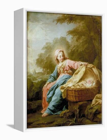 Rest on the Flight into Egypt, 1756-Jean Bernard Restout-Framed Premier Image Canvas