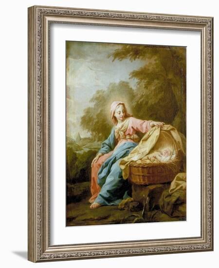 Rest on the Flight into Egypt, 1756-Jean Bernard Restout-Framed Giclee Print