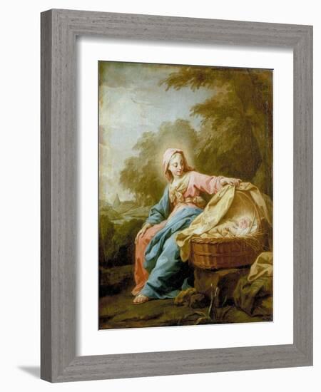 Rest on the Flight into Egypt, 1756-Jean Bernard Restout-Framed Giclee Print