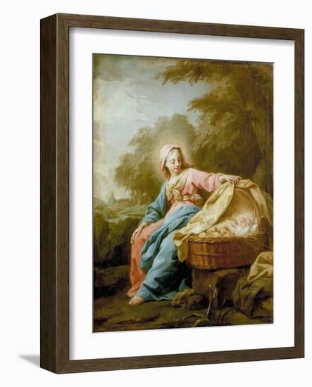 Rest on the Flight into Egypt, 1756-Jean Bernard Restout-Framed Giclee Print