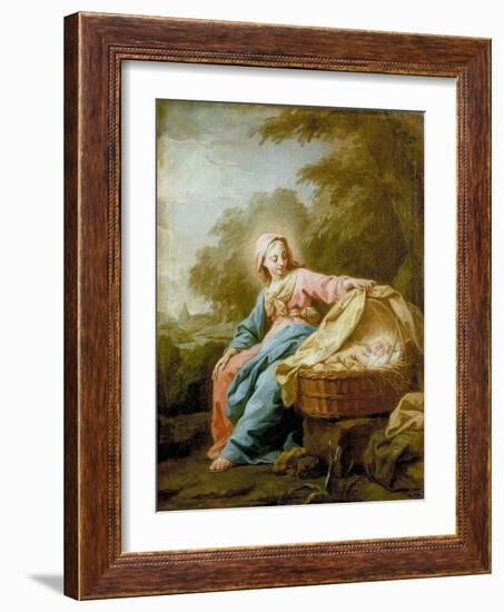 Rest on the Flight into Egypt, 1756-Jean Bernard Restout-Framed Giclee Print