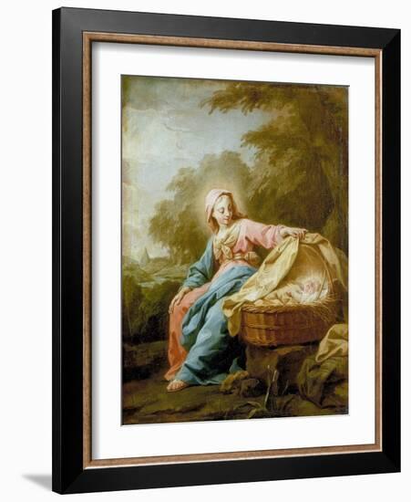 Rest on the Flight into Egypt, 1756-Jean Bernard Restout-Framed Giclee Print