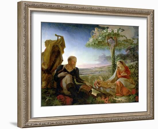 Rest on the Flight Into Egypt, 1805-6-Philipp Otto Runge-Framed Giclee Print