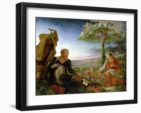 Rest on the Flight Into Egypt, 1805-6-Philipp Otto Runge-Framed Giclee Print