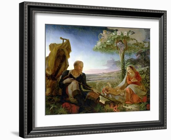 Rest on the Flight Into Egypt, 1805-6-Philipp Otto Runge-Framed Giclee Print