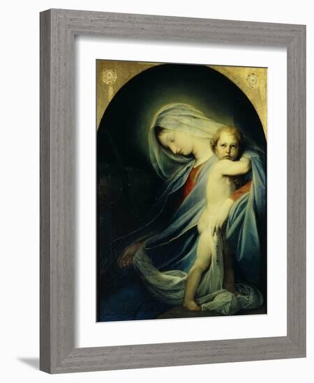 Rest on the Flight into Egypt, 1838-Fyodor Antonovich Bruni-Framed Giclee Print