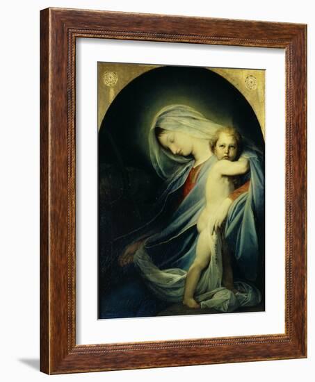 Rest on the Flight into Egypt, 1838-Fyodor Antonovich Bruni-Framed Giclee Print