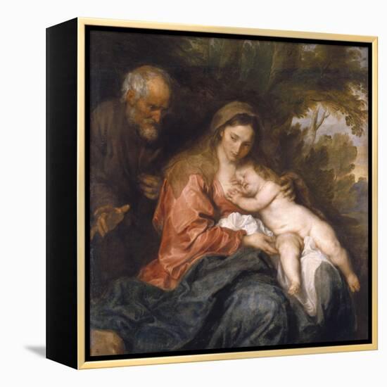 Rest on the Flight into Egypt by Anthony van Dyck-null-Framed Premier Image Canvas