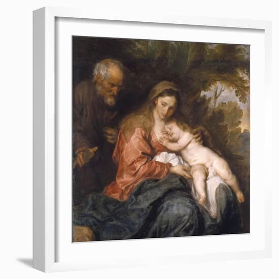 Rest on the Flight into Egypt by Anthony van Dyck-null-Framed Photographic Print