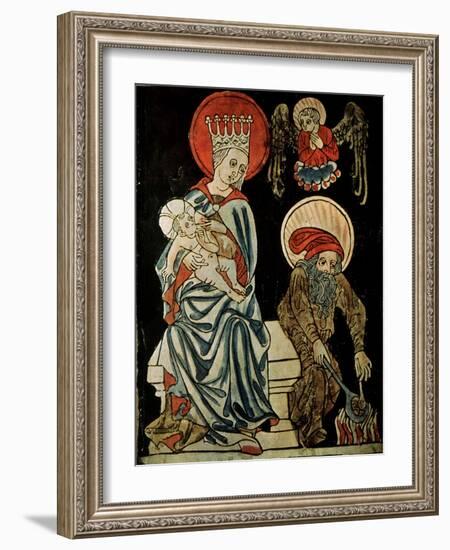 Rest on the Flight into Egypt, C.1410-null-Framed Giclee Print