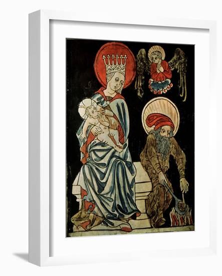 Rest on the Flight into Egypt, C.1410-null-Framed Giclee Print