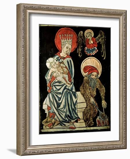 Rest on the Flight into Egypt, C1410-null-Framed Giclee Print