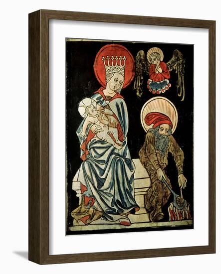 Rest on the Flight into Egypt, C1410-null-Framed Giclee Print