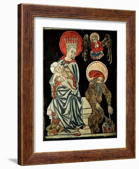 Rest on the Flight into Egypt, C1410-null-Framed Giclee Print