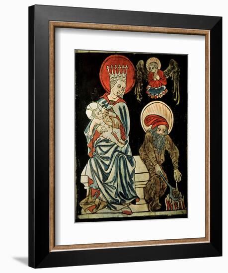 Rest on the Flight into Egypt, C1410-null-Framed Giclee Print