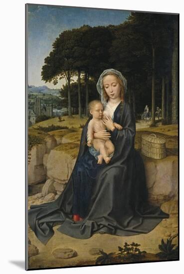 Rest on the Flight into Egypt, Ca 1515-Gerard David-Mounted Giclee Print