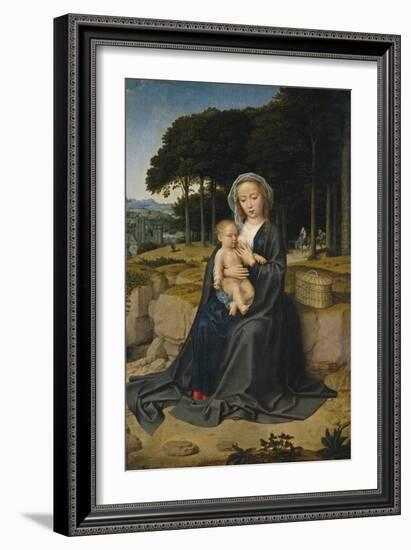 Rest on the Flight into Egypt, Ca 1515-Gerard David-Framed Giclee Print