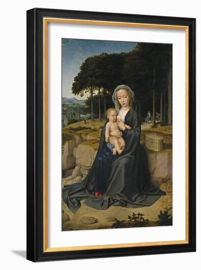 Rest on the Flight into Egypt, Ca 1515-Gerard David-Framed Giclee Print