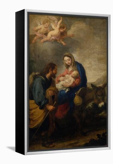 Rest on the Flight into Egypt-Bartolome Esteban Murillo-Framed Premier Image Canvas