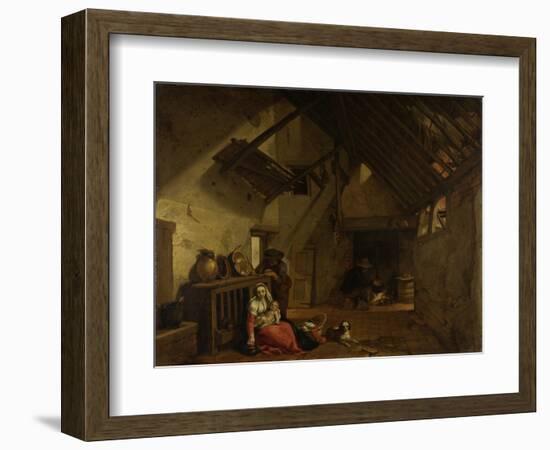 Rest on the Flight into Egypt-Abraham Bloemaert-Framed Art Print