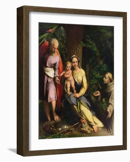 Rest on the Flight into Egypt-Correggio-Framed Giclee Print