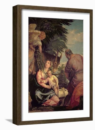 Rest on the Flight into Egypt-Paolo Veronese-Framed Giclee Print