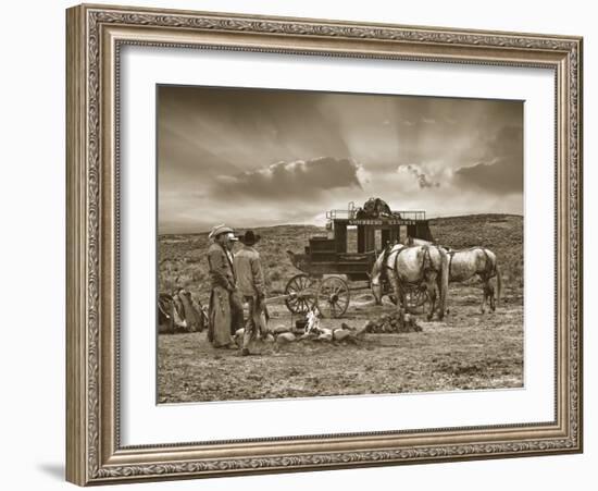 Rest Stop II-Barry Hart-Framed Art Print