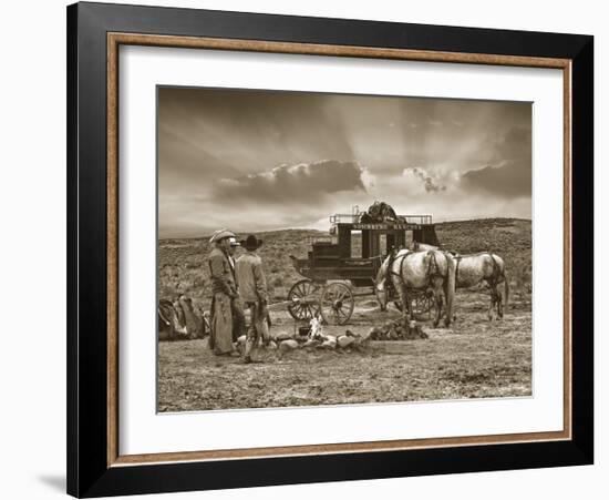 Rest Stop II-Barry Hart-Framed Art Print