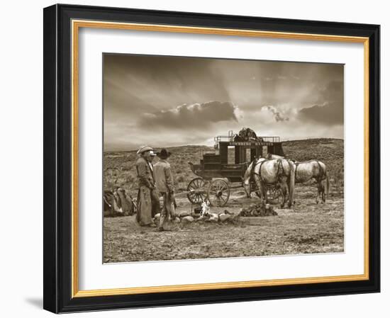 Rest Stop II-Barry Hart-Framed Art Print