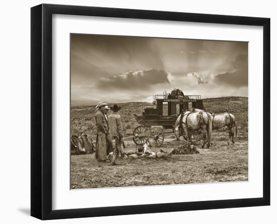 Rest Stop II-Barry Hart-Framed Art Print