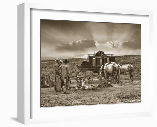 Rest Stop II-Barry Hart-Framed Art Print