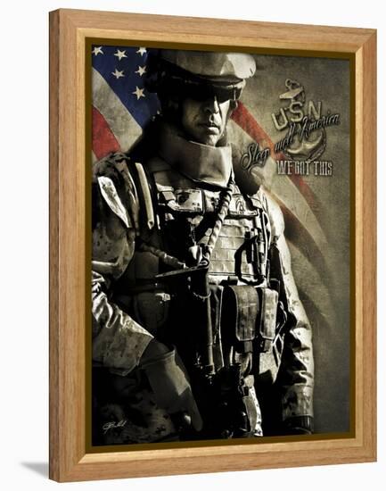 Rest Well America 1-Jason Bullard-Framed Premier Image Canvas