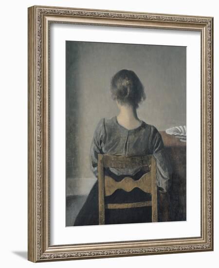 Rest-Vilhelm Hammershoi-Framed Giclee Print