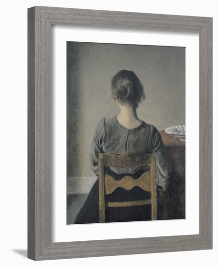 Rest-Vilhelm Hammershoi-Framed Giclee Print