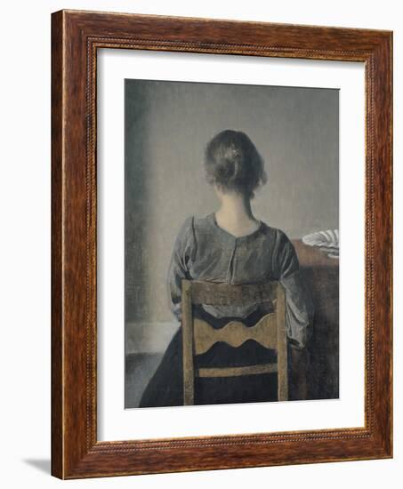 Rest-Vilhelm Hammershoi-Framed Giclee Print