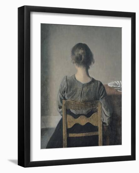 Rest-Vilhelm Hammershoi-Framed Giclee Print