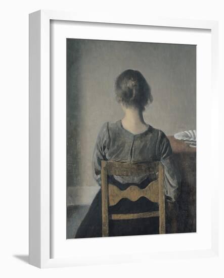 Rest-Vilhelm Hammershoi-Framed Giclee Print