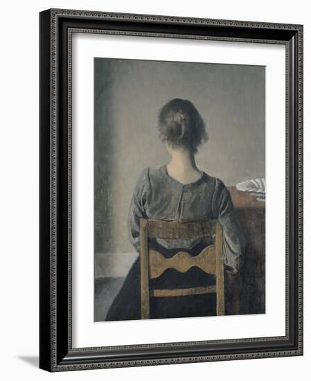 Rest-Vilhelm Hammershoi-Framed Giclee Print