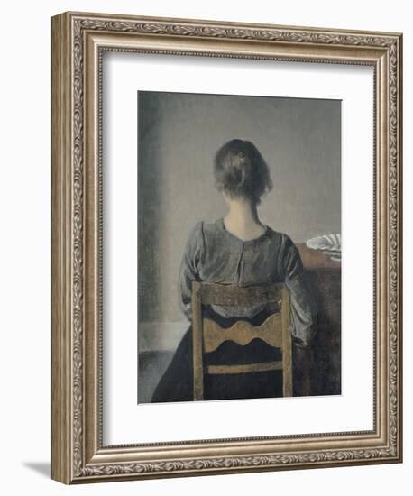 Rest-Vilhelm Hammershoi-Framed Giclee Print