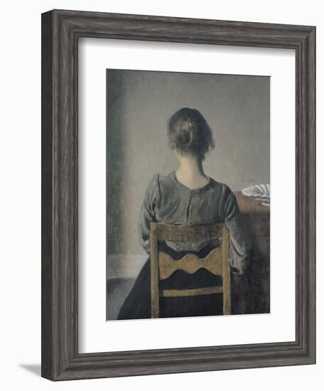 Rest-Vilhelm Hammershoi-Framed Giclee Print