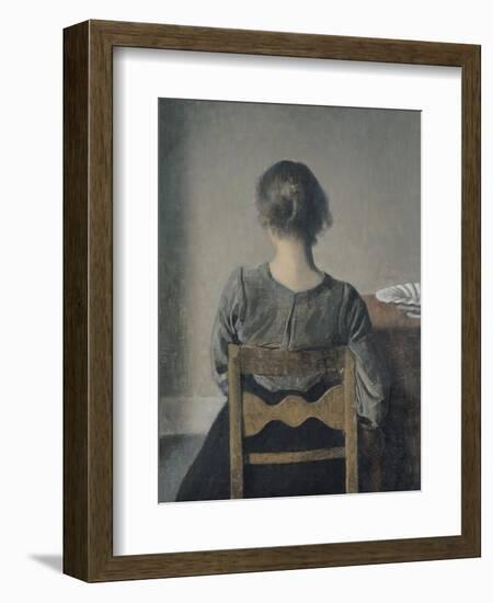 Rest-Vilhelm Hammershoi-Framed Giclee Print