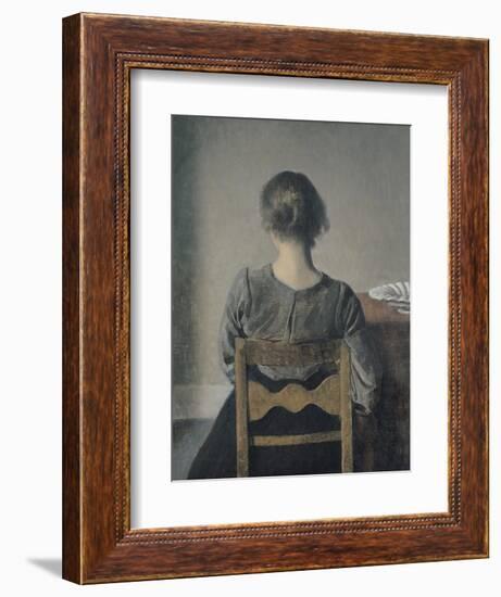 Rest-Vilhelm Hammershoi-Framed Giclee Print