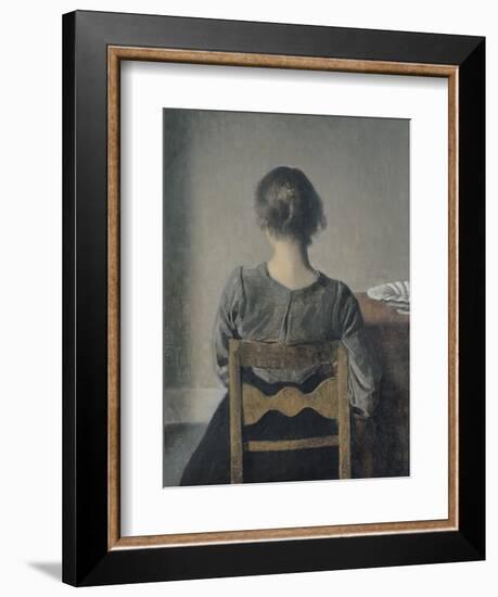 Rest-Vilhelm Hammershoi-Framed Giclee Print