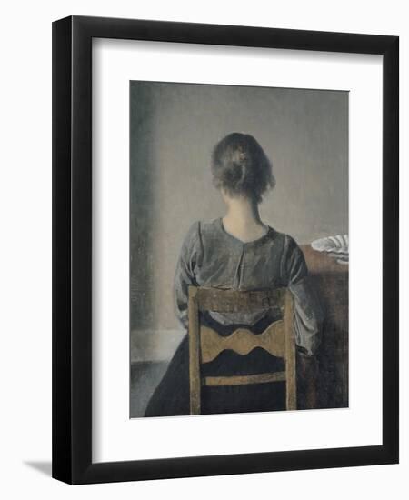 Rest-Vilhelm Hammershoi-Framed Giclee Print